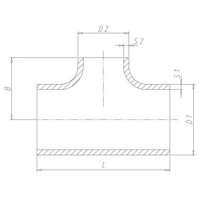 Alu T-Stück 40 x 40 x 40 x 3 mm, geschweißt, ähnl. DIN 2615 , aus EN AW-5754,  AlMg3, mit glatten Enden - 1