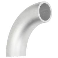 90° Alu Rohrbogen 90 x 3 mm, r=205 ± 3,0 mm, BA5, ähnl. DIN 2605 , aus EN AW-6060,  AlMgSi0,5, mit glatten Enden